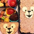 クック7YGAQR☆'s cooksnap of when they made 簡単！クマさん☆そぼろキャラ弁・遠足.