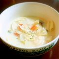 saorinlin's cooksnap of when they made あったか★サツマイモの豆乳味噌スープ.