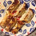 わかなぱぱ's cooksnap of when they made 餃子の皮が余ったら♡パリパリウインナー.