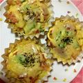 ma___111's cooksnap of when they made 簡単！ほうれん草ベーコンピザ☆パン耳で.