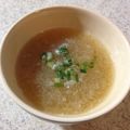 chiikoneko's cooksnap of when they made シンプル♥大根おろしスープ.