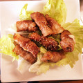 kasuyama's cooksnap of when they made ご飯に合う～♡椎茸とチーズの肉巻き照焼き.