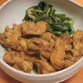 トクライ's cooksnap of when they made カレー風味の砂肝とレバー煮.