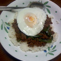 とむhey's cooksnap of when they made アジア香る♪　ガパオ風　炒めご飯.