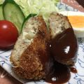 Terapiyon's cooksnap of when they made ジューシー♪キャベツメンチカツ.
