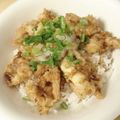 あまちゃん's cooksnap of when they made 鶏天丼.