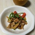あい葉's cooksnap of when they made チンジャオロース風炒め.