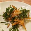 のぞすけ's cooksnap of when they made 葉付きニンジンの米粉ミルクかき揚げ.