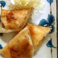 34tyan's cooksnap of when they made 春キャベツの揚げ春巻き。.