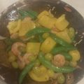 chikoran's cooksnap of when they made 春色♪えびとスナップエンドウの炒めもの.