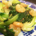 ♡こいけさん♡'s cooksnap of when they made 【農家のレシピ】青梗菜と小エビの炒め物.
