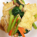 rin0418r24's cooksnap of when they made 簡単☆きざみ揚げの炒め物.