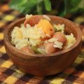 ぽっぽぺぺ's cooksnap of when they made 優しい味♪炊き込みチキンライス.