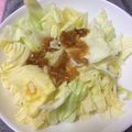 ぴっぴっぴー。's cooksnap of when they made 簡単もう一品♪キャベツのなめたけ和え.