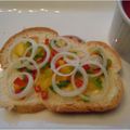 melmarilyn's cooksnap of when they made 塩ピーマンの可愛いトースト。.