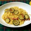 いちご＆大福's cooksnap of when they made なすとベーコンの和風パスタ.