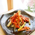 あっぷるカモミール's cooksnap of when they made セロリとにんじんのきんぴら.
