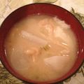 sachinchan's cooksnap of when they made かぶとお揚げさんのお味噌汁.