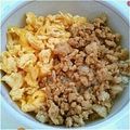 シュプ's cooksnap of when they made 美味しい！簡単☆鶏そぼろ丼.
