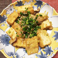 かちかち山♪'s cooksnap of when they made 簡単♫厚揚げ豆腐のねぎ味噌焼き.