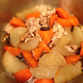 めｇめｇ's cooksnap of when they made 大根と豚挽肉の煮物.