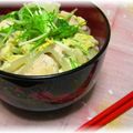 miino's cooksnap of when they made 相性抜群★鶏ごぼう丼.