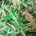 ezushi's cooksnap of when they made 水菜の消費に!オイスターソース炒め.