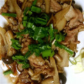 ぴかえり's cooksnap of when they made 胃袋鷲掴み！！豚とごぼうときのこの丼⁂.