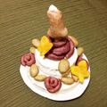 みけちゃたろう's cooksnap of when they made 離乳食☆1歳のバースデーケーキ.