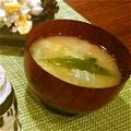 ゆのち♡'s cooksnap of when they made ☆白菜と青ネギのみそ汁☆.