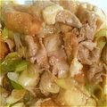 ramuney's cooksnap of when they made 忙しい時の一品★豚肉＆白葱＆厚揚げ.