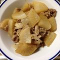 こたつねこくん's cooksnap of when they made 肉と大根のスピード煮.