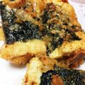 ellatnu's cooksnap of when they made ＜高野豆腐のチーズサンド☆磯辺フライ＞♪.
