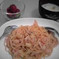 ずぇ。's cooksnap of when they made じゃが芋と明太子のパスタ♪.