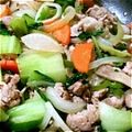 UGGray's cooksnap of when they made 簡単チンゲン菜炒め.