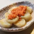 sacoママ's cooksnap of when they made ＊長芋のステーキ＊バター明太子ソース.