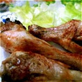 kamahi's cooksnap of when they made 骨付き鶏もも肉の素揚げ.