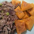 タビノキ's cooksnap of when they made 甘くて美味しいかぼちゃと牛肉煮.