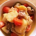 あかそら's cooksnap of when they made 鶏もも肉とじゃがいもの味噌煮.