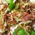 junko6415's cooksnap of when they made 牛肉のガーリック醤油炒め.
