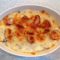 クロクロクローバー's cooksnap of when they made 簡単なきのこメインなグラタン♥.