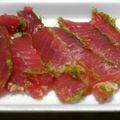 ehtaro's cooksnap of when they made マグロのお刺身おぼろ昆布じめ.
