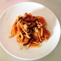 うじまつこ's cooksnap of when they made 給食＊ナスのボロネーゼ風パスタ.
