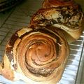 ハスカップ8886's cooksnap of when they made ○チョコシート折り込みパン○.