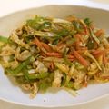 ゆいこ２１００'s cooksnap of when they made 大根の皮で手軽にお安く☆青椒肉絲.