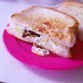 ママんま's cooksnap of when they made キャベツもりもりお好みホットサンド。.