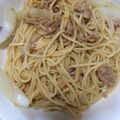 あゆみっこママ's cooksnap of when they made ツナ缶で和風パスタ♡.
