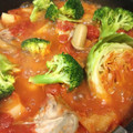 ポーたんエーたん's cooksnap of when they made 鮭のトマト煮.