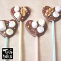 ＯＳＯＮＯ's cooksnap of when they made チョコレートスプーン♥ホットチョコレート.