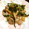 ＊実月＊'s cooksnap of when they made 豚肉と春菊の黒糖炒め.